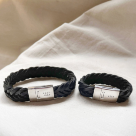 Armband met naam | Jeroen | Glans | RVS