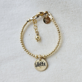 Baby armbandje | Lieve | GOUD - GOLD FILLED