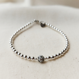 As armband  | Juul  3 mm | .925 STERLING ZILVER