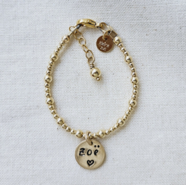 Baby armbandje | Sylvia | GOUD - GOLD FILLED