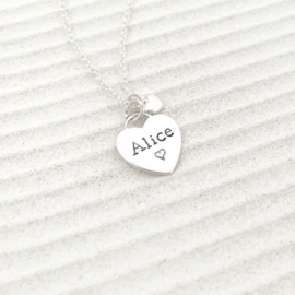 LOVY Naamketting heart