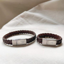 Armband met naam | Mees | Mat | RVS