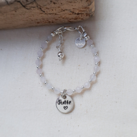 Armband met naam | Evelien | Zilver