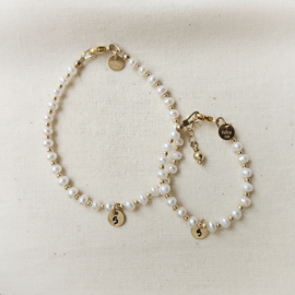 Armband met letter | Luna | GOUD - GOLD FILLED