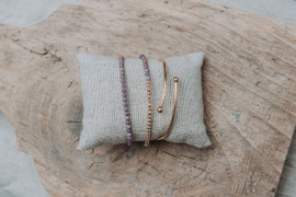 Armband dames goud | Gouden bangle