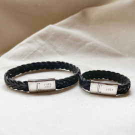 Armband met naam | Charlie | Glans | RVS