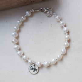 Armband met naam | Luna | Zilver