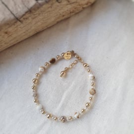 Gouden armband | Dames | zilver  & goud | Esmee