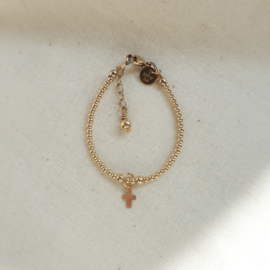 Communie cadeau | Communie armband  | Goud | Lieve