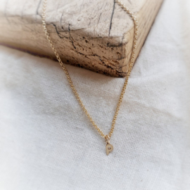 Ketting letter | Cut out | GOUD - GOLD FILLED