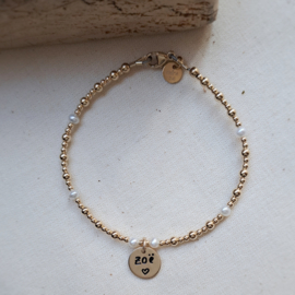 Moederdag cadeau | Armband Bibi | GOUD - GOLD FILLED