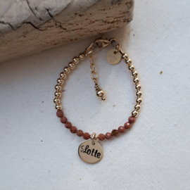 Armband met naam | Holly | Goud