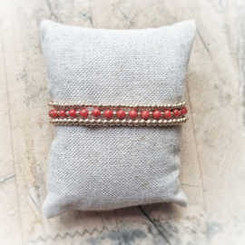 Armband dames | Set | Bloedkoraal