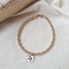 Armband dames | Saar | Goud | Met naam