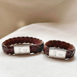 Armband met naam |  Ollie |  Glans | RVS