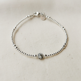 As armband  | Pip  2 mm | .925 STERLING ZILVER