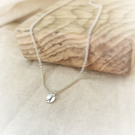 Geboorte ketting | Zilver | Initiaal