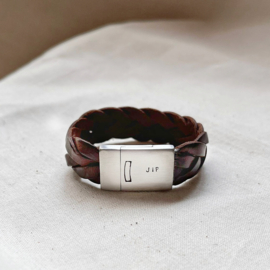 Armband heren |  Ollie |  Mat | RVS