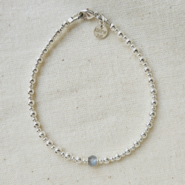 Moederdag cadeau | Armband geboortesteen | .925 ZILVER