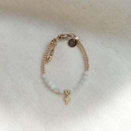 Communie cadeau | Communie armband  | Goud | Maaike