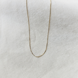 Ketting  | Box chain | GOUD - GOLD FILLED