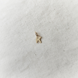 Letterbedel | Cut out 6 mm | GOUD - GOLD FILLED