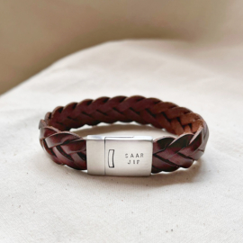 Armband heren |  Ollie |  Mat | RVS