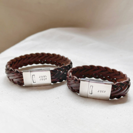 Armband met naam | Jur |  Glans | RVS