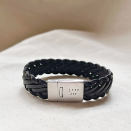 Vaderdag cadeau | Armband met naam | Jan | Mat | RVS