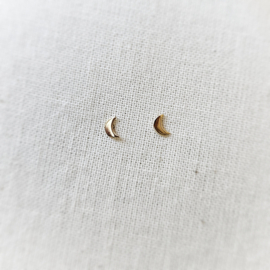 Oorbel maan 3,5 mm |  Paar | Gold filled