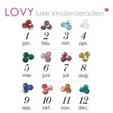 LOVY Joy geboortesteen armbandje