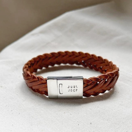 Armband met naam | Bram |  Glans | RVS