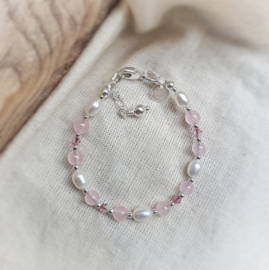 Meisjes Baby Bangle Sterling Zilver Gepersonaliseerde Doop 