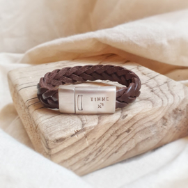 Armband heren | Mees | Mat | RVS