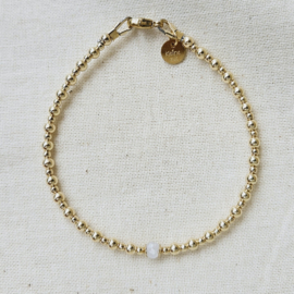 Moederdag cadeau | Armband geboortesteen | GOUD - GOLD FILLED