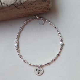 Armband dames | Fiona | Zilver | Met naam