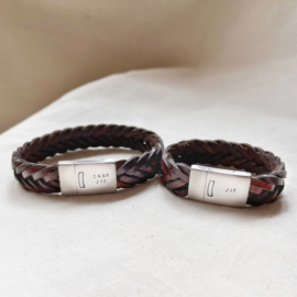 Armband met naam | Flint | Mat | RVS