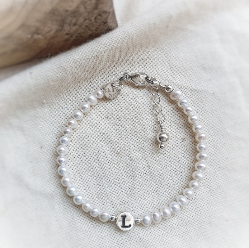 Armband met naam | Baby | LOVY Lovely letters parels