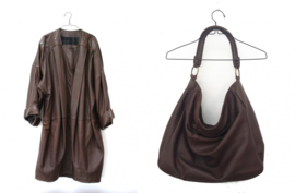 recycled leather jacket