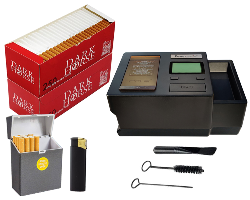 Powermatic 3 Plus ingebouwde tabak versnijder Starter Kit