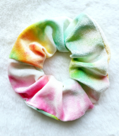 Scrunchie pastel tiedye/velours