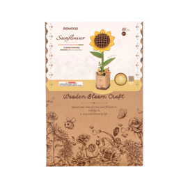 Zonnebloem - houten bouwset