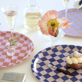 Indigo-Almond - dienblad - rond - 31 cm