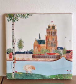Grote Kerk Dordrecht - tegel