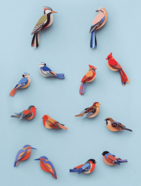 Cardinals set van 2 - tuinvogel - Studio Roof