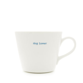 Witte mok met oor - Dog Lover