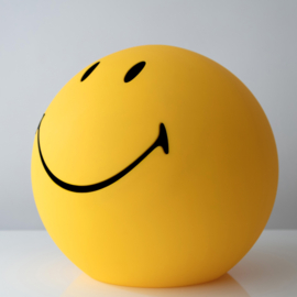XL Smiley - lamp - geel