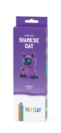 Fluffy Pet Siameese kat - Hey Clay