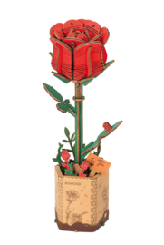 Rode Roos - houten bouwset