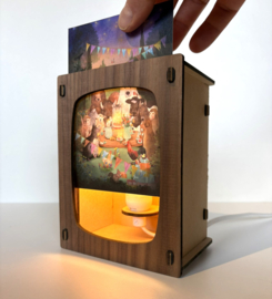 Kaartenlampje Basic | Walnut